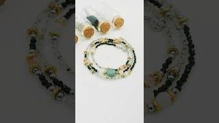 Lets make a green crystal bracelet diy bracelet jewelrydesign healingcrystal [upl. by Einahpts]