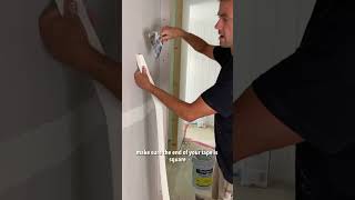 Beginner Drywall Tips Taping Flat Joints [upl. by Stein803]