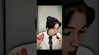 Felix Asmr Eating🍗 straykids skz stay felix asmr eating kesfet [upl. by Veradia819]