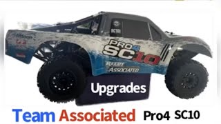 Team Associated pro4 SC10 Upgrades rccaroffroad rccar teamassociated prolineracing [upl. by Dleifxam]