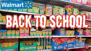 WALMART BACK TO SCHOOL SUPPLIES WALKTHROUGH 2021 [upl. by Dyke]