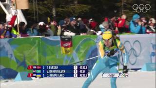 Khrustaleva  Womens Biathlon  15KM Individual  Vancouver 2010 Winter Olympic Games [upl. by Idyh]