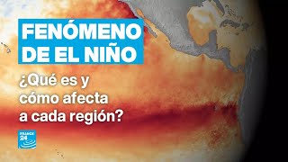 ¿Qué es el fenómeno de El Niño y cómo puede llevar al mundo a un nuevo récord de temperatura [upl. by Gnen8]