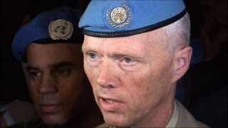 General Mood takes charge of UN Syria mission [upl. by Fricke]