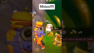 MIDAS fortnite fortnitememes gaming 2k fortniteclips fortnitereload [upl. by Doloritas]