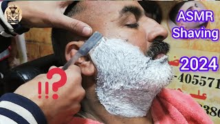 ASMR Shaving Tutorial 2024👉Must Attractive Beard Shave with Cream for Mens look so Amazing ✔️ [upl. by Amikan25]