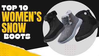 Best Snow Boots For Women Buying Guide in 2024  Must Watch Before Buying [upl. by Tnerb928]