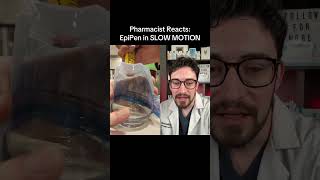 WATCH HOW AN EPIPEN WORKS pharmacist pharmacy doctorreacts epipen allergies shorts [upl. by Luiza296]