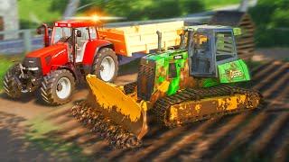 Nettoyage du PARC  Farming Simulator 19 TRAVAUX PUBLICS [upl. by Naesal]