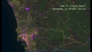 Creating Heatmap in ArcGIS Online [upl. by Brant]