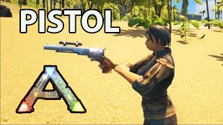 How To Craft a Simple Pistol Ark Survival Evolved Review [upl. by Zeke]