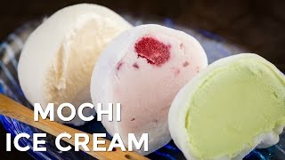 How to Make Mochi Ice Cream Recipe もちアイスクリームの作り方（レシピ） [upl. by Mandle]