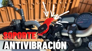 SOPORTE ANTIVIBRACIÓN PARA TU MOTO DE ALIEXPRESS 🏍️🇨🇳montaje y prueba incluidos✅ [upl. by Ramahs965]