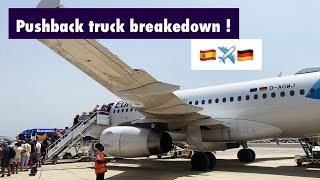 TRIP REPORT  Eurowings  Palma de Mallorca  Dusseldorf  A319132 [upl. by Odnam]