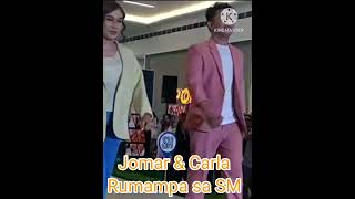 Jomar amp Carla rumampa sa sm JomarJacobOfficial [upl. by Opaline]