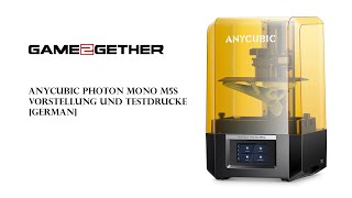 Anycubic Photon Mono M5s Vorstellung und Testdrucke GERMAN [upl. by Ciryl]