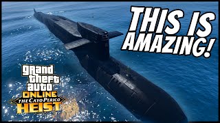 How to drive  fast travel Kosatka Submarine in GTA 5 Online [upl. by Munafo]