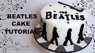 THE BEATLES CAKE TUTORIAL  Janies Sweets [upl. by Noble]