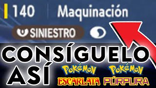 🤔 ¿Cómo Conseguir MAQUINACIÓN en Pokémon Escarlata y Púrpura 🏍️ SIN IR A CLASES 📚 Guía Pokémon [upl. by Mozza]