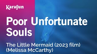 Poor Unfortunate Souls  The Little Mermaid  Karaoke Version  KaraFun [upl. by Atil]