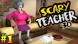 DOING PRANKS ON TEACHER  SCARY TEACHER 3D [upl. by Sremmus]