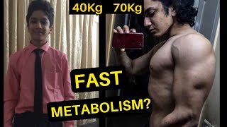 How to Gain Weight With A Fast Metabolism🇮🇳 For Hardgainers How I Increased My Appetite [upl. by Onoitna]