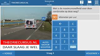 Theorie examen auto  aanrijding  reanimeren  kentekencard  maximummassa  autoweg  inhalen [upl. by Junji]