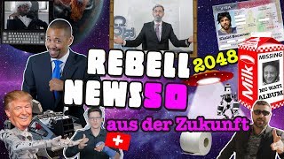 Wie sieht die ZUKUNFT aus RebellComedy Zeitreise  Rebell News 50 mit ALLEN [upl. by Rosecan]