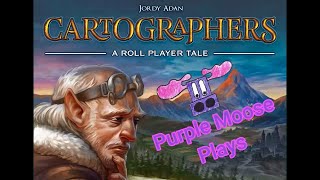 Purple Moose PlaysCartographers wSkills Expansion Playalong [upl. by Mossolb988]