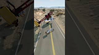 Realistic Highway Car Crashes 73 shorts beamngdrive [upl. by Ashok913]