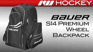 Bauer S14 Premium Wheel Hockey Backpack Review [upl. by Esinel]