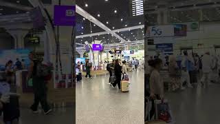 Islam Karimov Tashkent International Airport TAS arrivals amp baggage claim  Uzbekistan [upl. by Atinuhs]