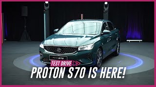 Proton S70 Test Drive amp Walkaround  Sophisticated CSegment Sedan [upl. by Llehcar857]