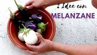 RICETTE MELANZANE  2 idee Insalate RICETTE DI GABRI Kitchen Brasita [upl. by Orpah]