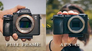 Full Frame or APSC Which Is For You  Sony A7III vs A6600 [upl. by Nimajeb]