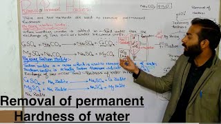 Removal of permanent Hardness of water  Softening of water  Chemistry 10 chapter 10 [upl. by Boyer504]