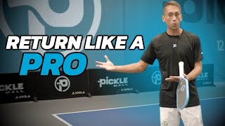 Return Pickleball Serves Like a Pro by Using the 3 T’s Target Technique and Timing [upl. by Wash]