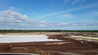 Beachwalk Crystal Lagoons in St Johns FL  Aerial 360° Panorama Video [upl. by Yarb]