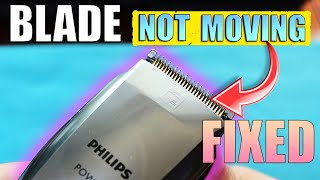 How to FIX Trimmer Blade not Working  Philips QC5380 [upl. by Ashraf451]