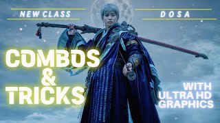 Black Desert Mobile  NEW CLASS DOSA  COMBOS TIPS amp TRICKS [upl. by Keely]