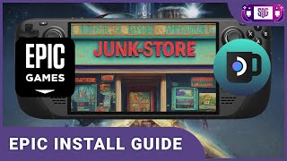 Steam Deck Epic Games in Game Mode  Junk Store Decky Loader Plugin [upl. by Larner]