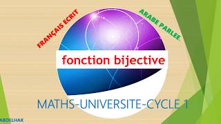 Fonction bijective  Bijection Fonction réciproque dune bijection [upl. by Gee]