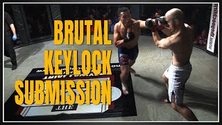 BRUTAL KEYLOCK SUBMISSION Neru Palu vs Austin Miller [upl. by Nugent]