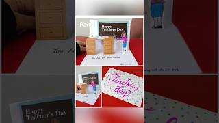 Teachers day card  Paper craft  Origami Card making hacks  happy teacher day card card diy [upl. by Aliban]