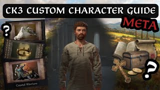 CREATE AN OP META CUSTOM CHARACTER  Crusader Kings 3 Guide [upl. by Drogin]