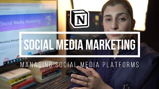 Notion for Social Media Marketing Template Guide [upl. by Eldred]