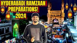 HYDERABADI RAMZAN KI TAIYYARI 2024  HYDERABAD VLOG  WTF [upl. by Aksoyn]