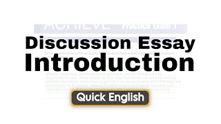 Discussion Essay Introduction EMSAT IELTSمقدمة كتابة أيلتس امسات [upl. by Orvil499]