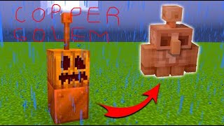 How to spawn a copper golem in Minecraft pe amp javano mods [upl. by Katleen]