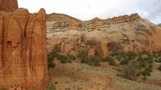 Rio Puerco River and Red Rock Mountain in Navajo Land USA [upl. by Ardiek464]